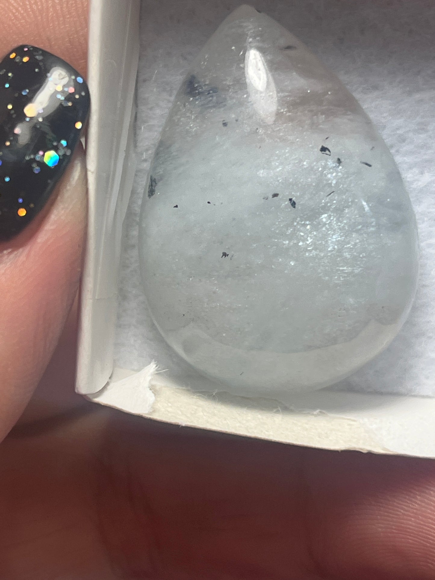 Aquamarine Cabochon Teardrop