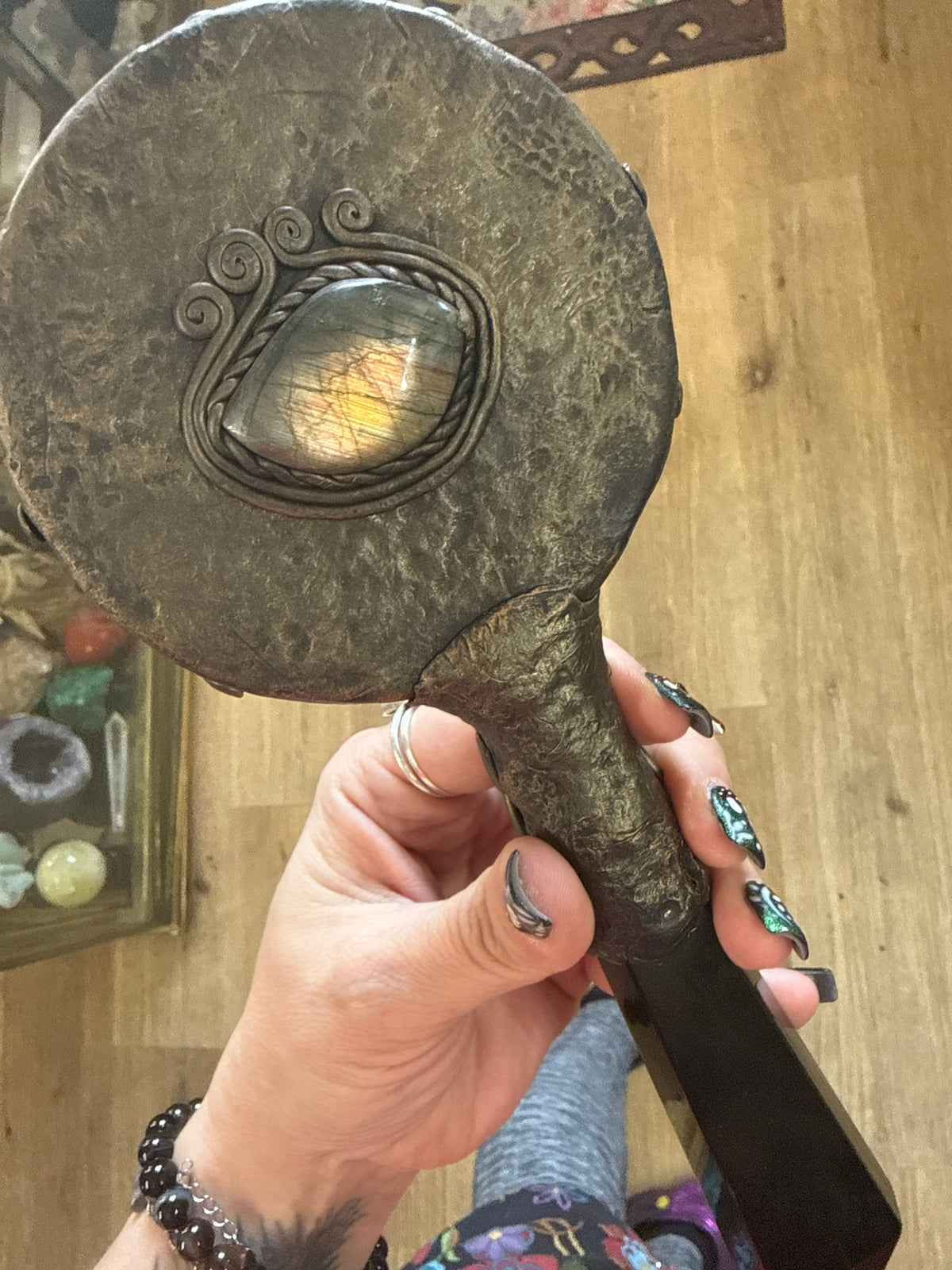 Obsidian Scrying Mirror