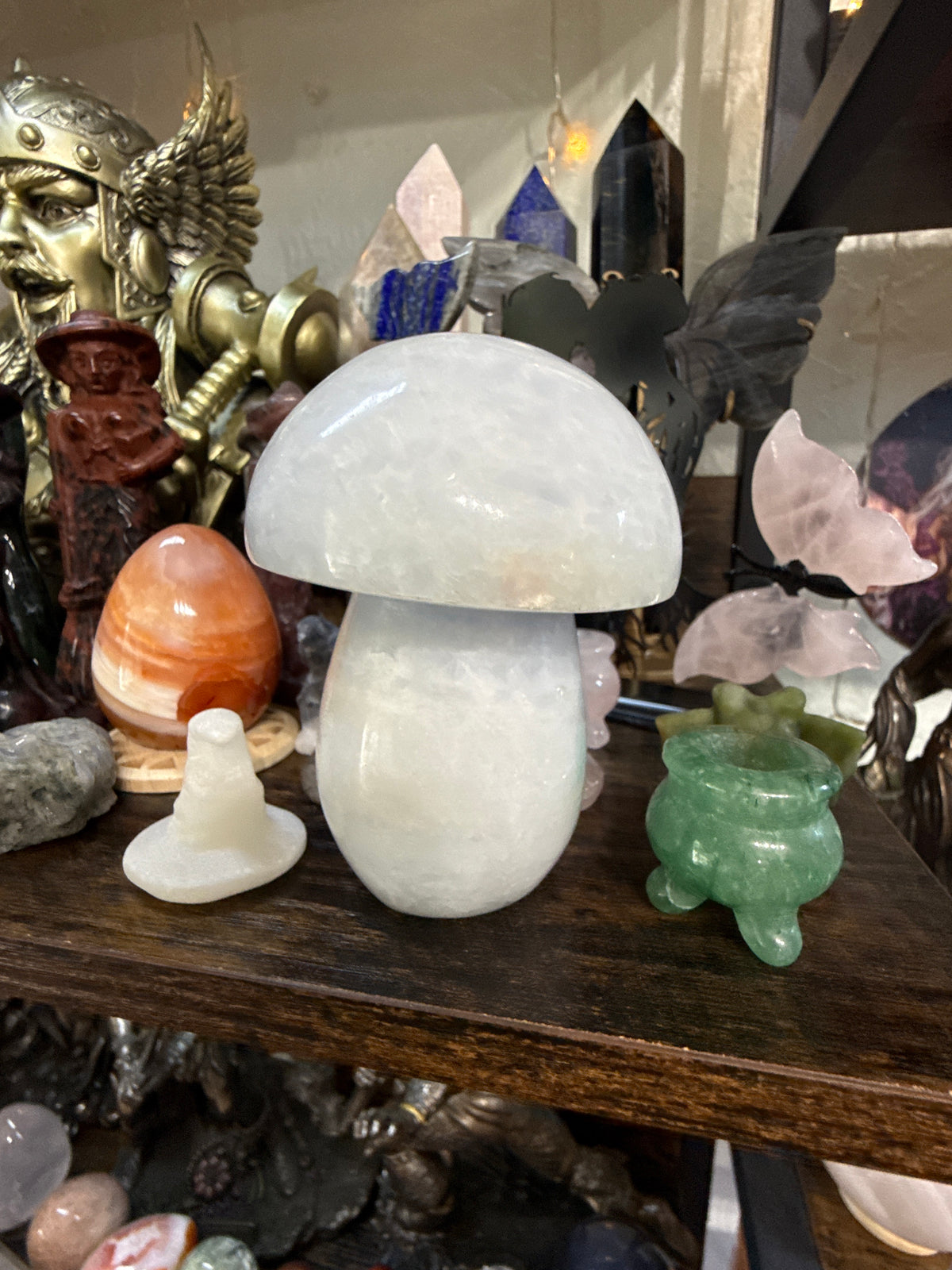 Celestite mushroom