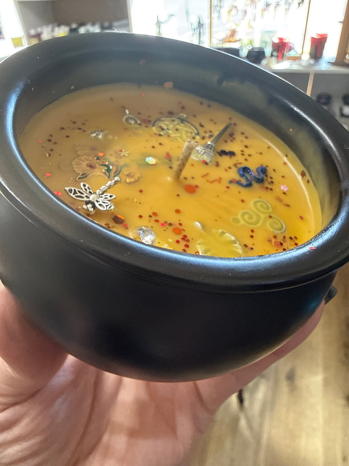 Pumpkin Pecan Waffles Cauldron Candle
