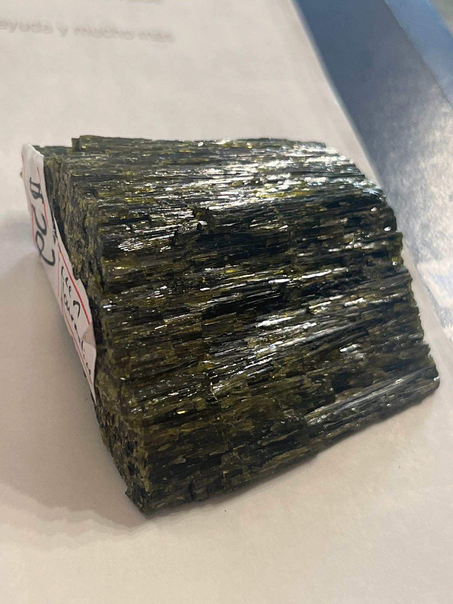 Green Tourmaline Chunk