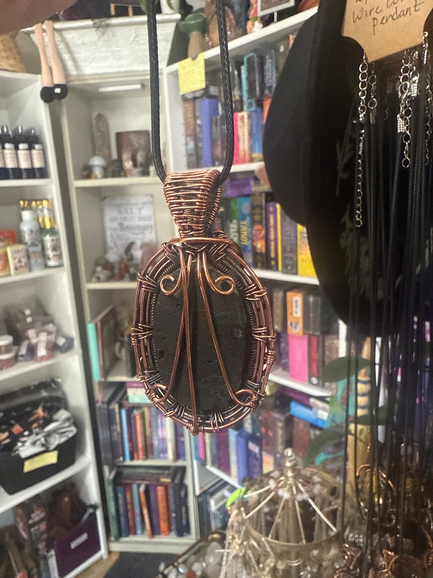 Tourmaline Wire Wrapped Pendant