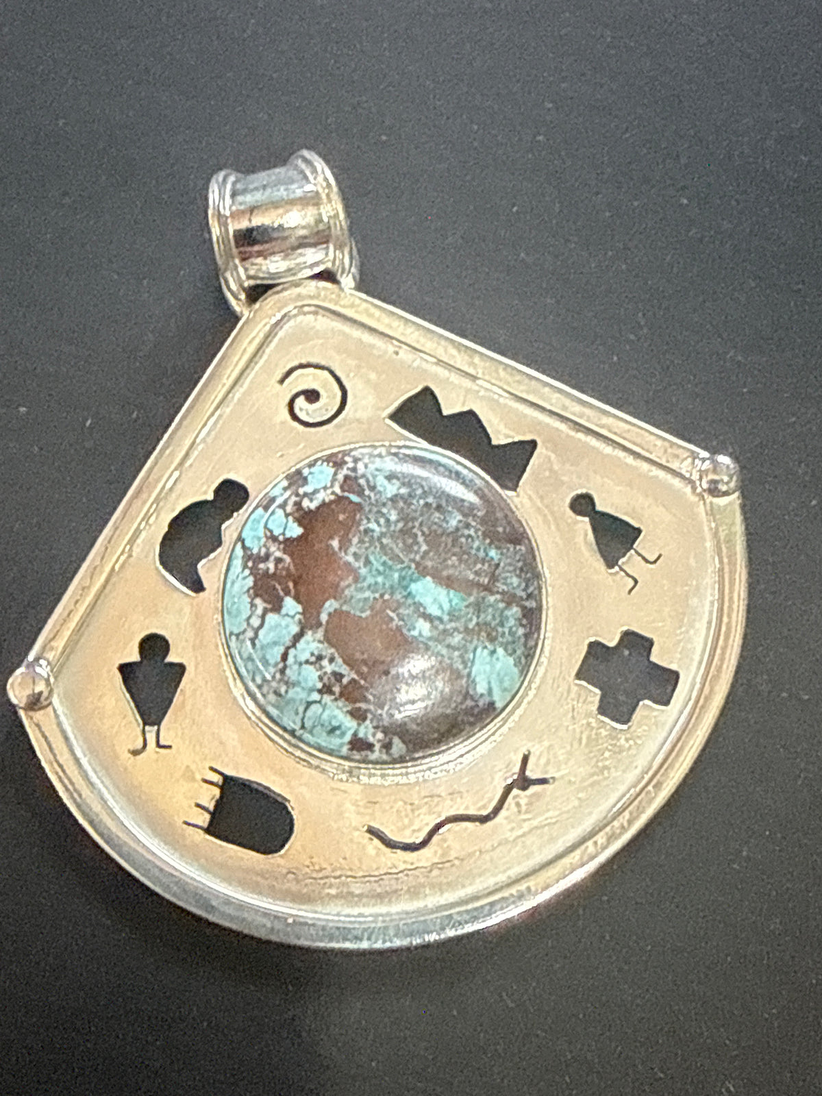 African Turquoise Pendant