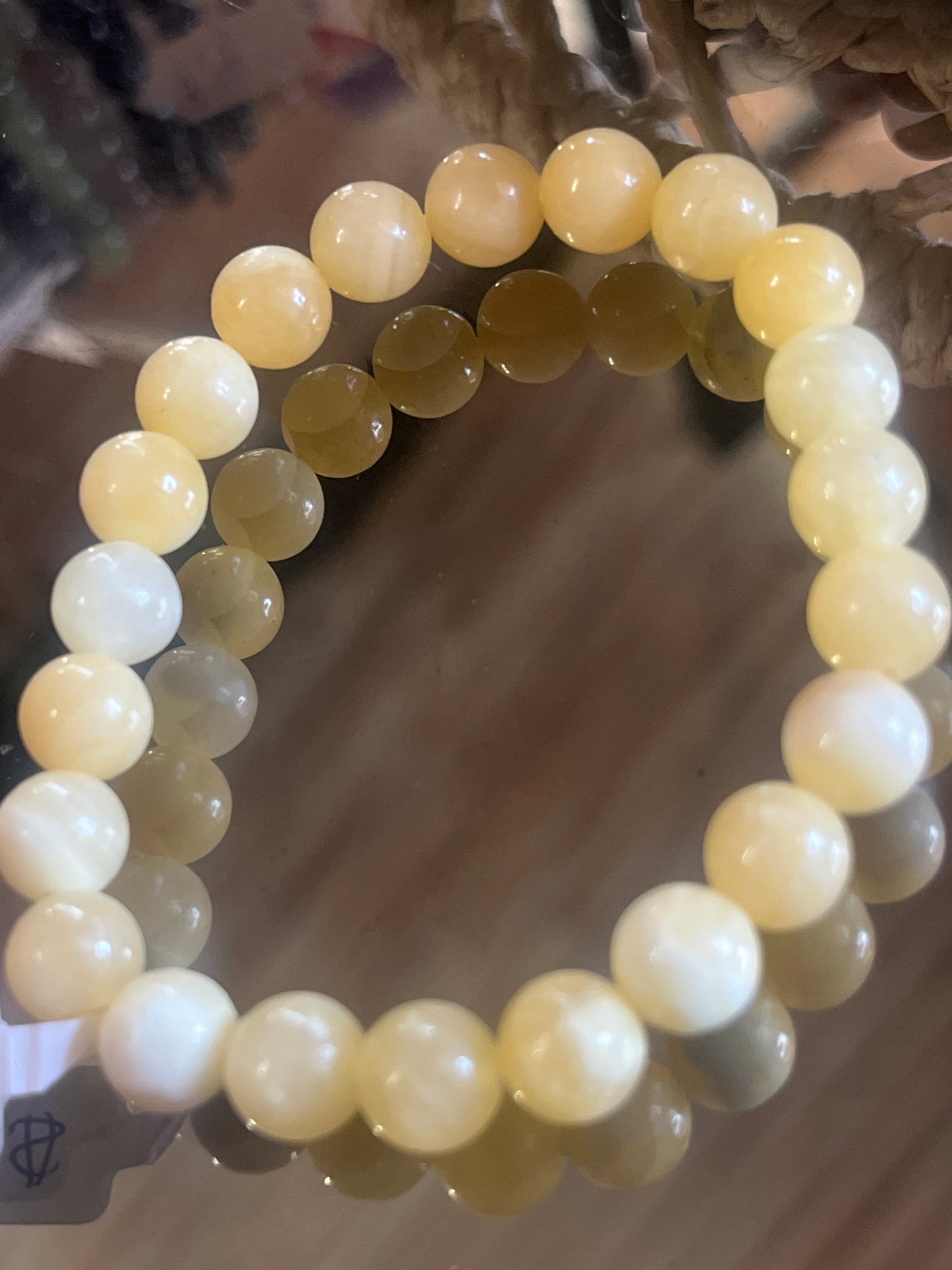 Orange Calcite Bracelet
