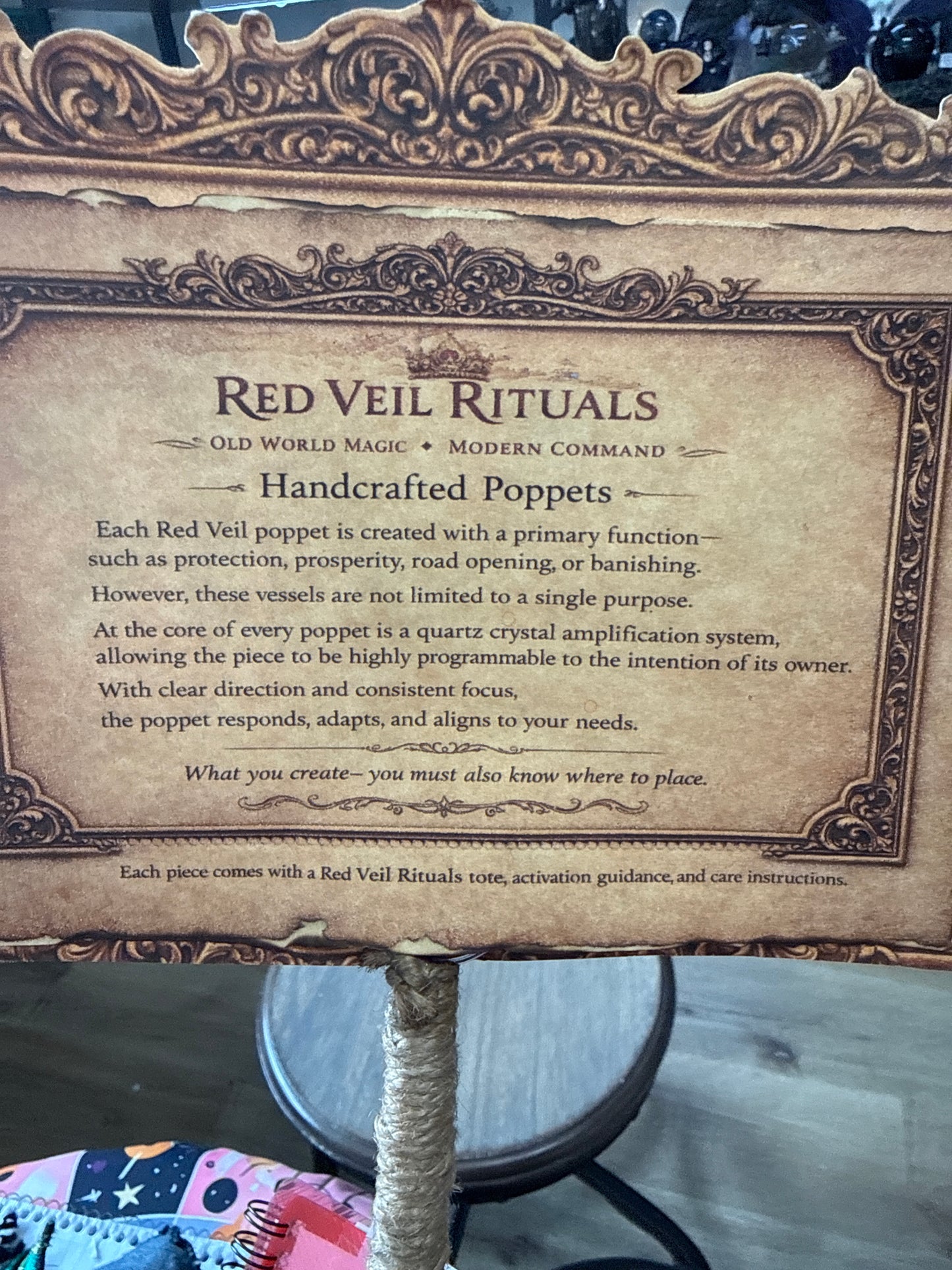 Handcrafted Poppet