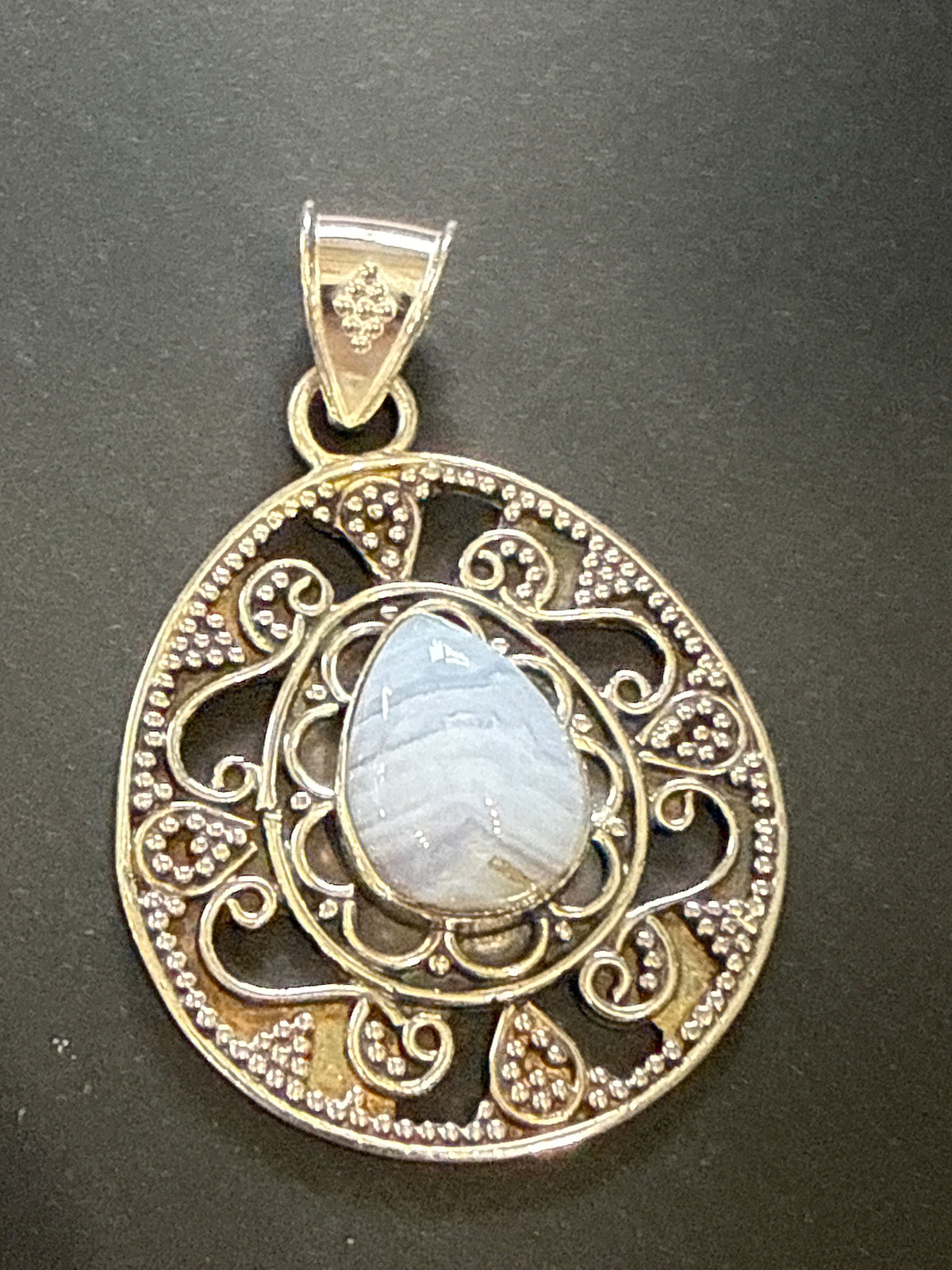 Blue Lace Pendant
