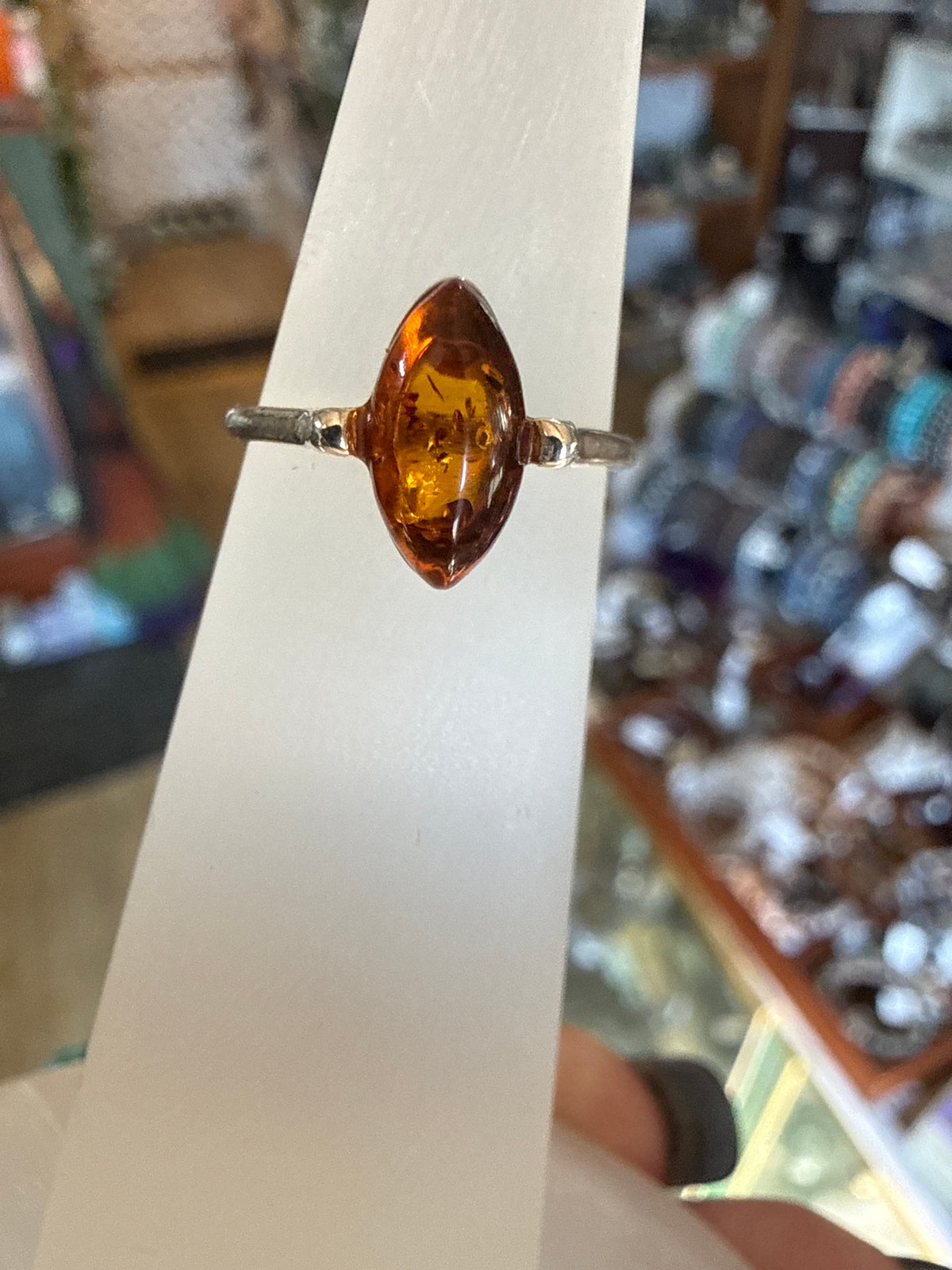 Amber size 4 ring