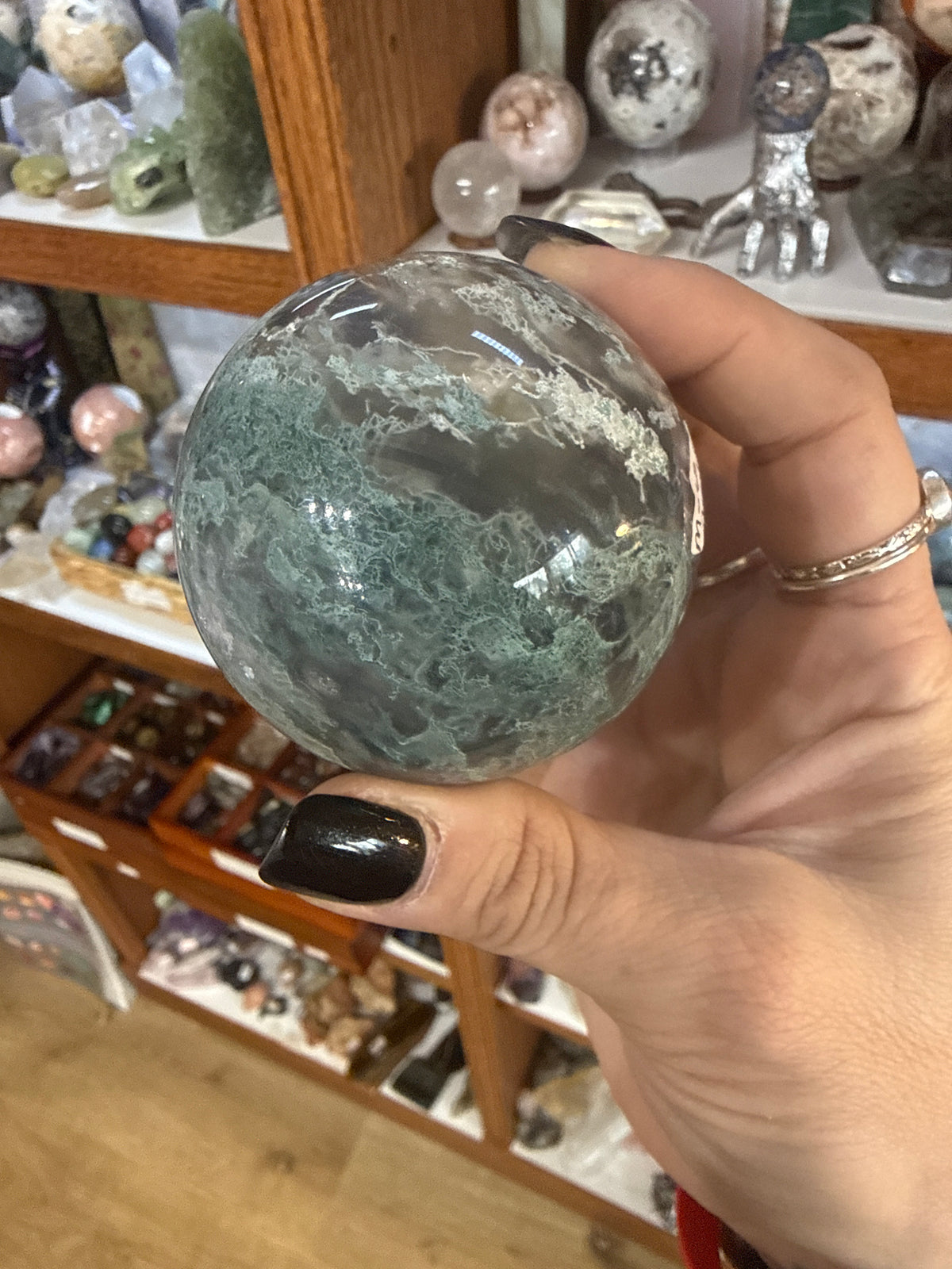 Moss Agate Sphere