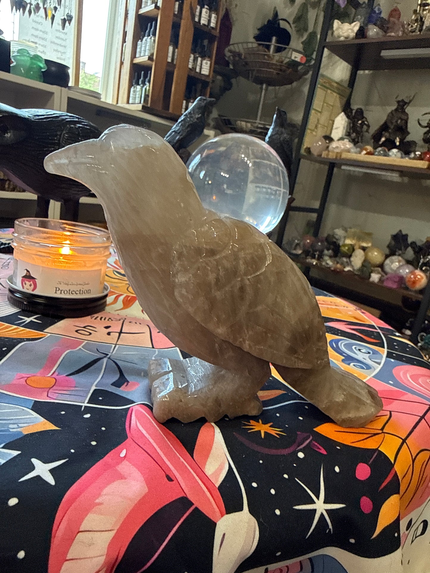 Smokey Quartz Raven