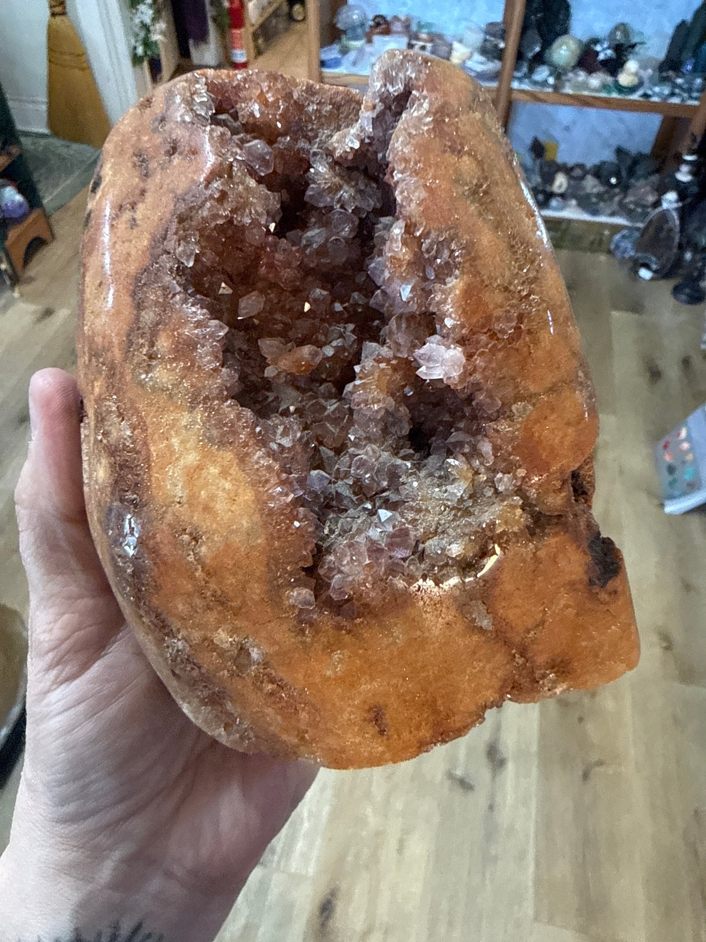 Pink Amethyst Druzy Cathedral