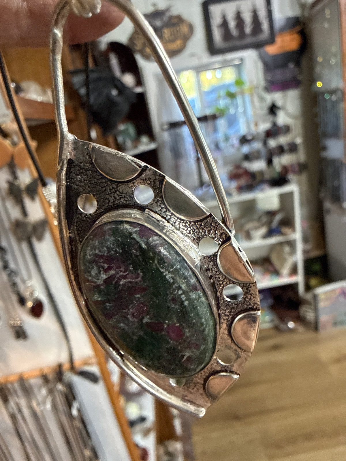 Ruby Zoisite Pendant