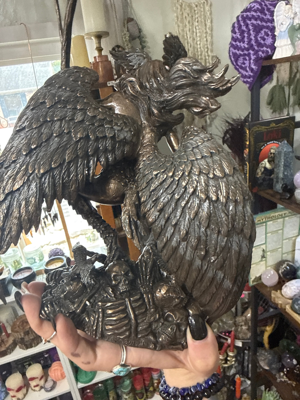 Bronze Morrigan Statue