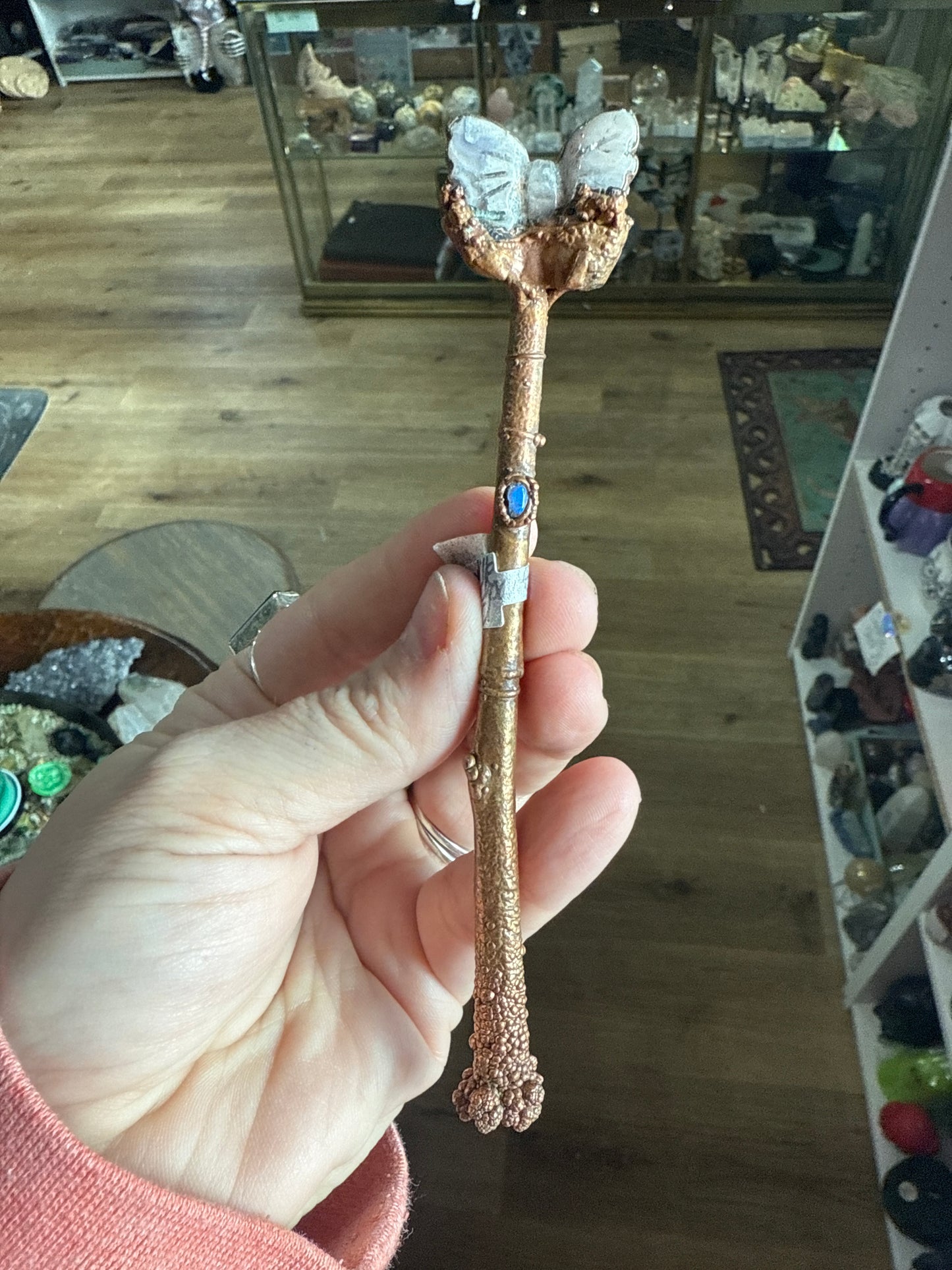 Butterfly Copper Wand
