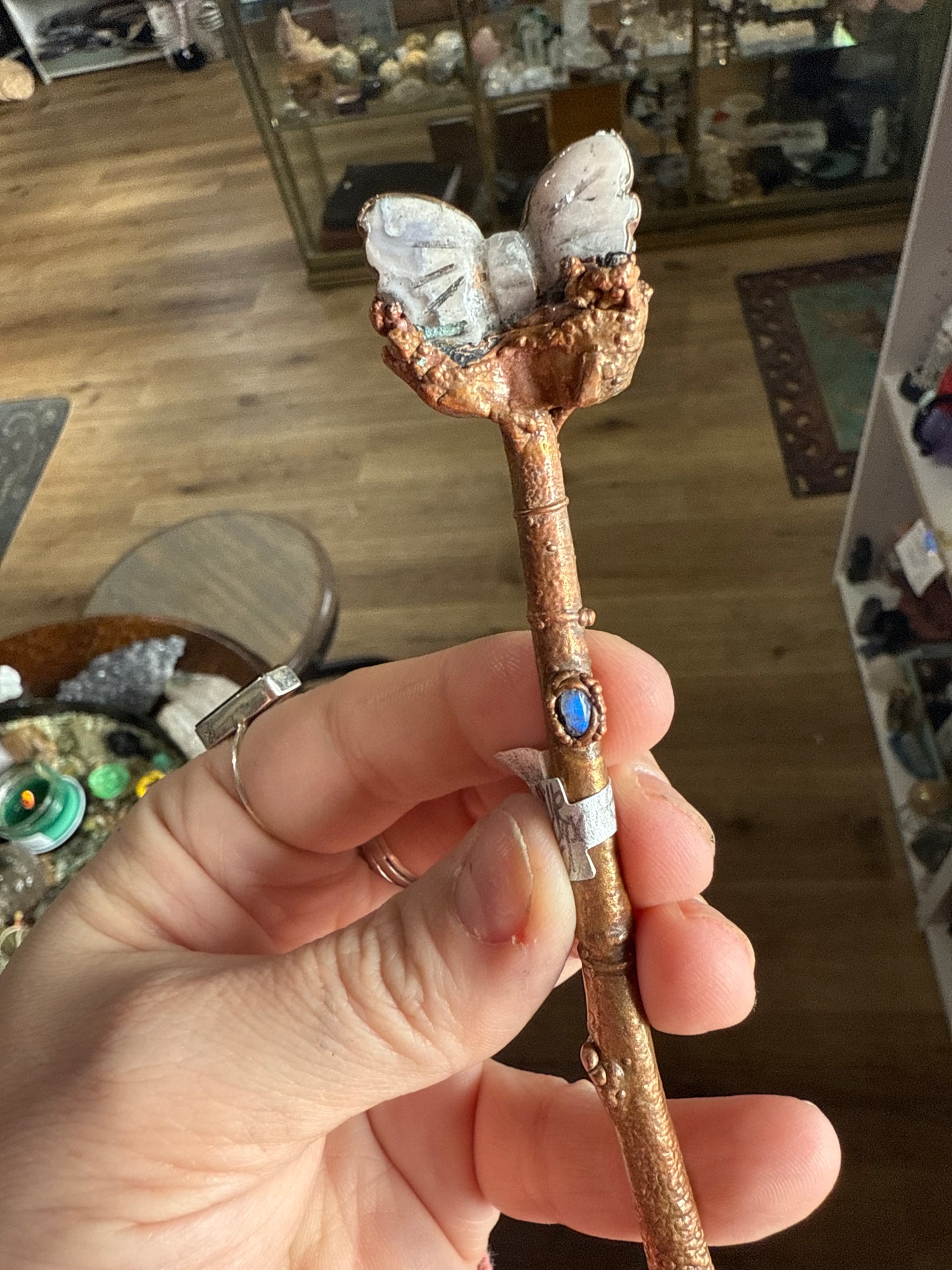 Butterfly Copper Wand