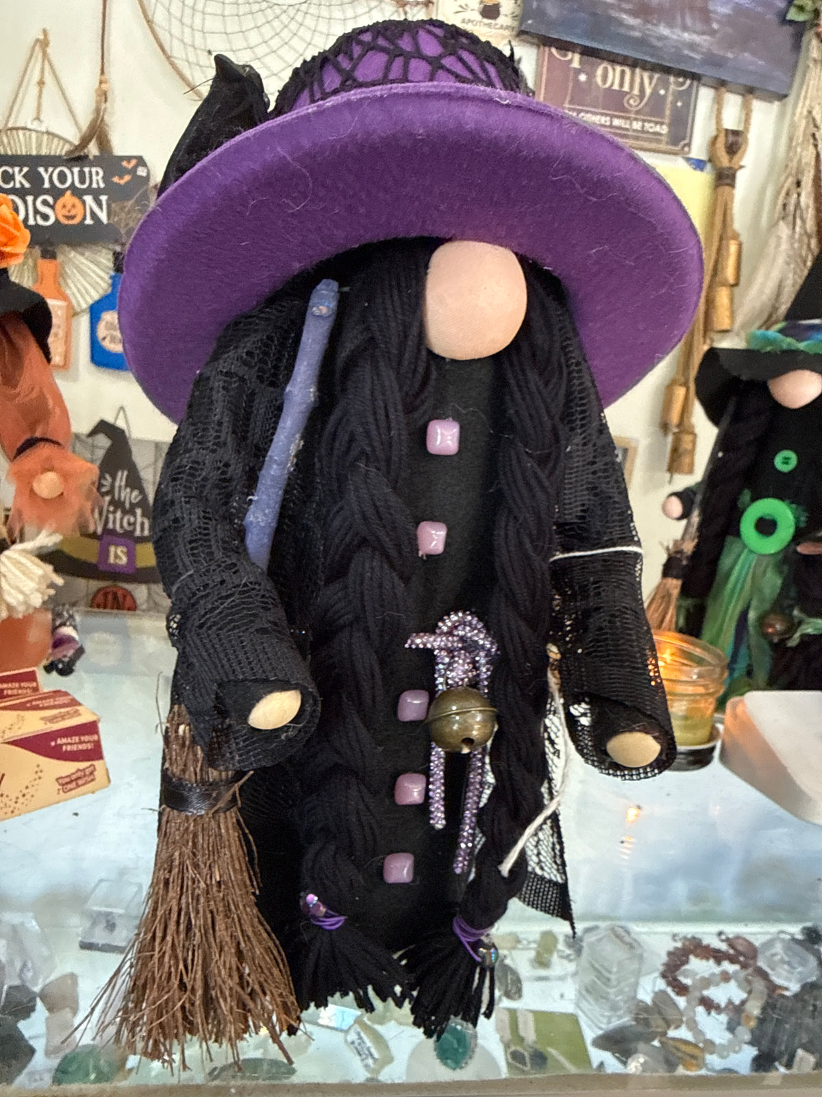 Hand Made Witch Gnome