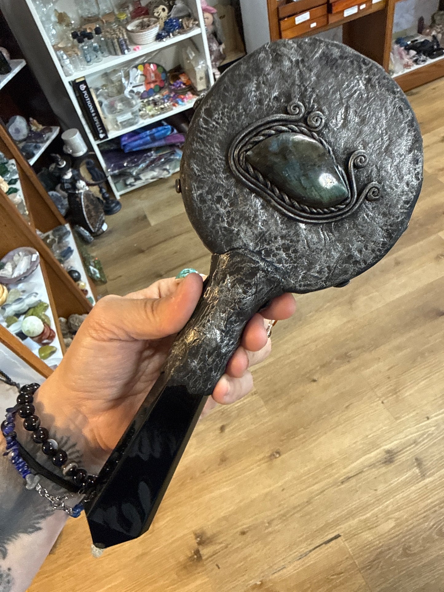 Obsidian Scrying Mirror