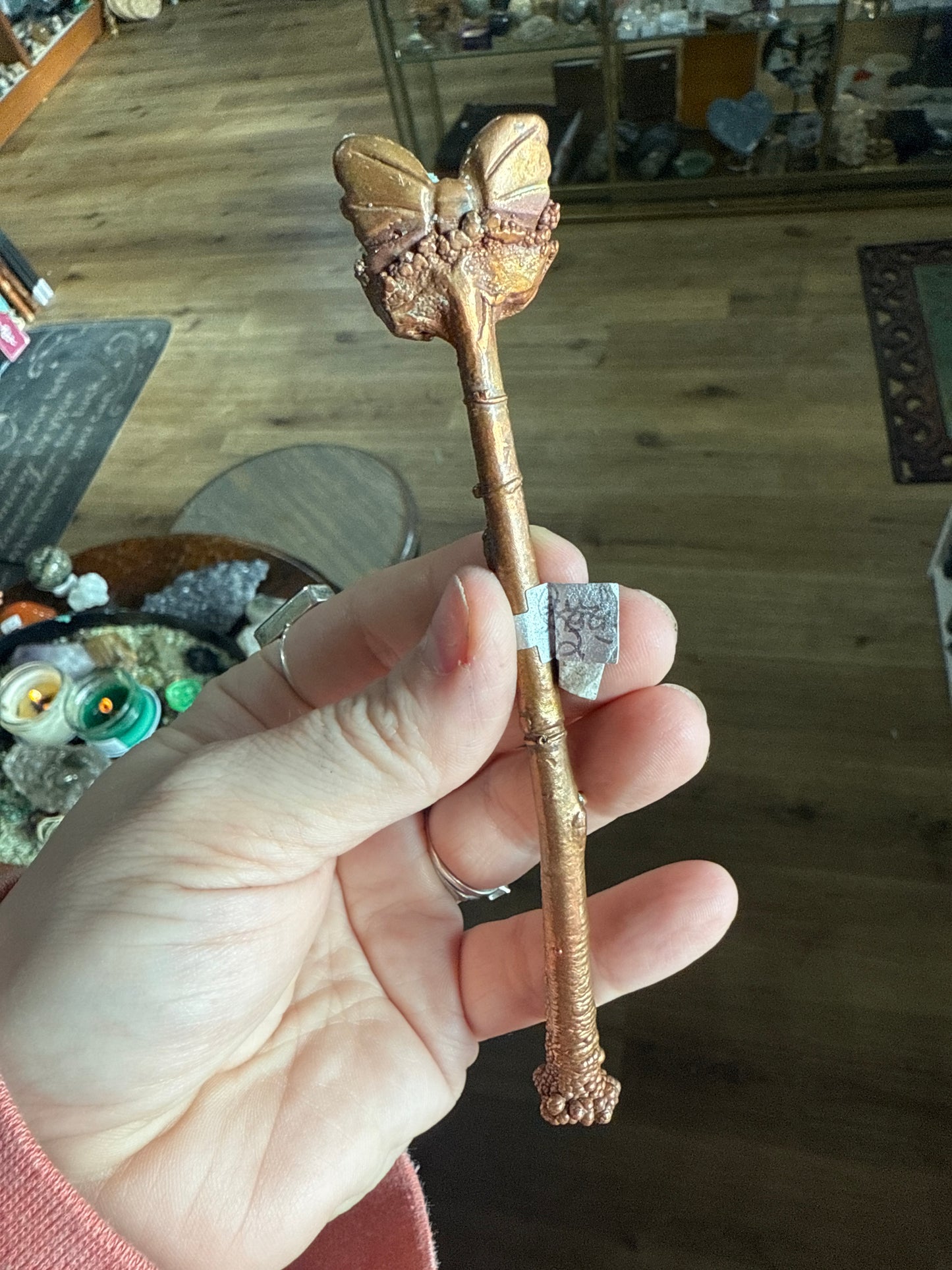 Butterfly Copper Wand
