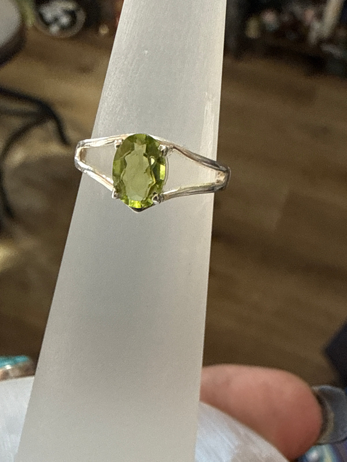 Peridot size 5 Ring