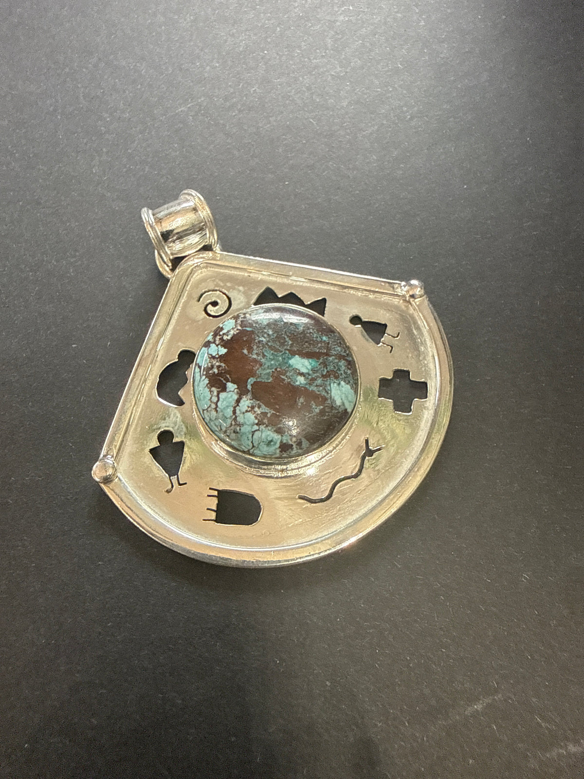 African Turquoise Pendant