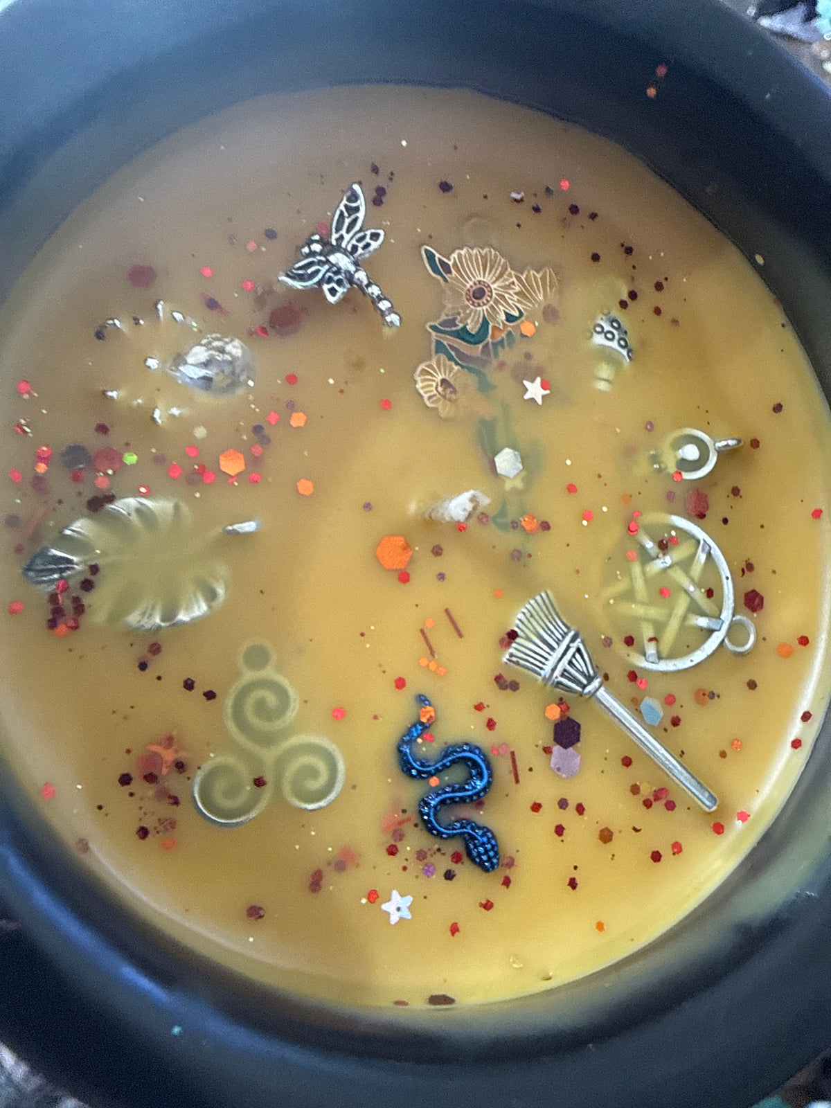 Pumpkin Pecan Waffles Cauldron Candle