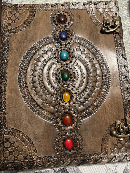 10x13 Chakra Book of Shadows Journal