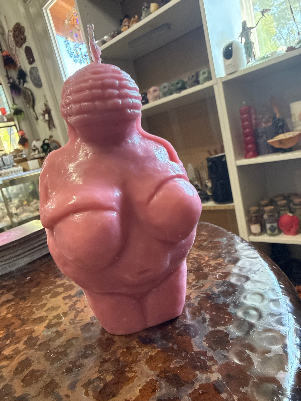 Venus of Willendorf handmade Candle