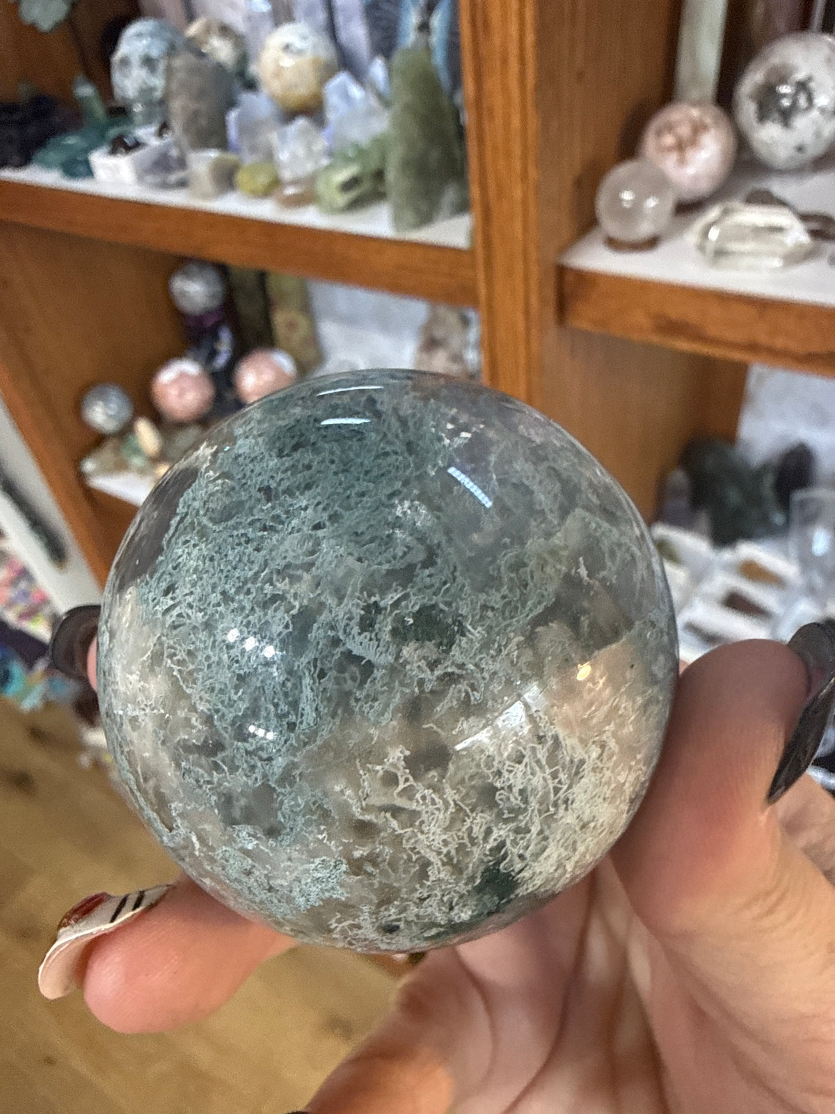 Moss Agate Sphere