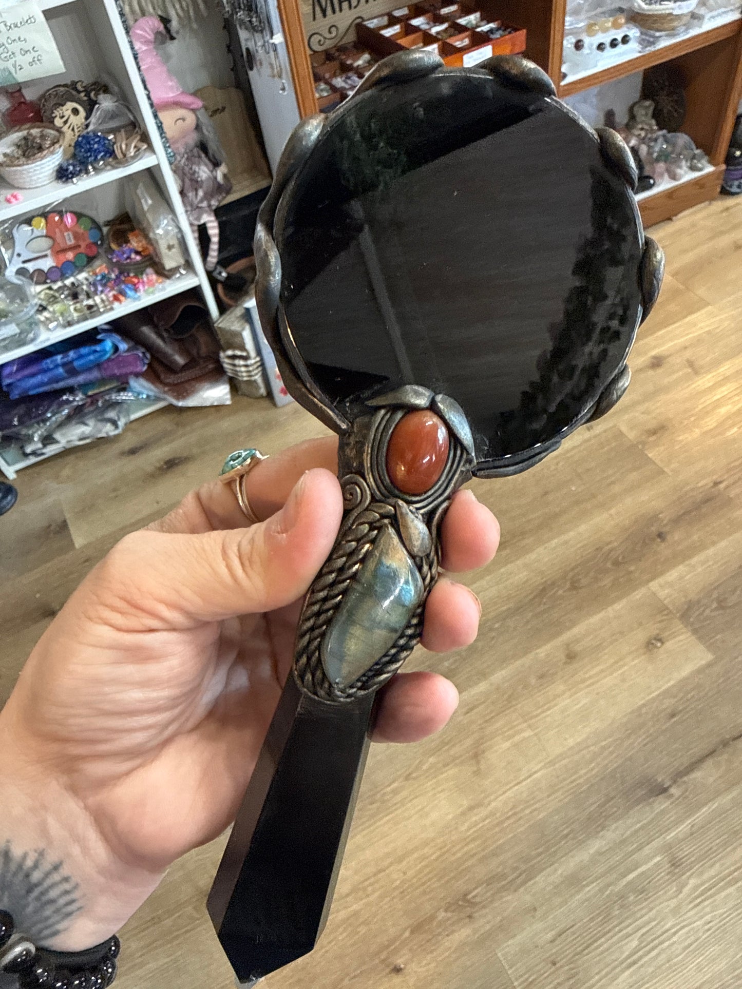 Obsidian Scrying Mirror