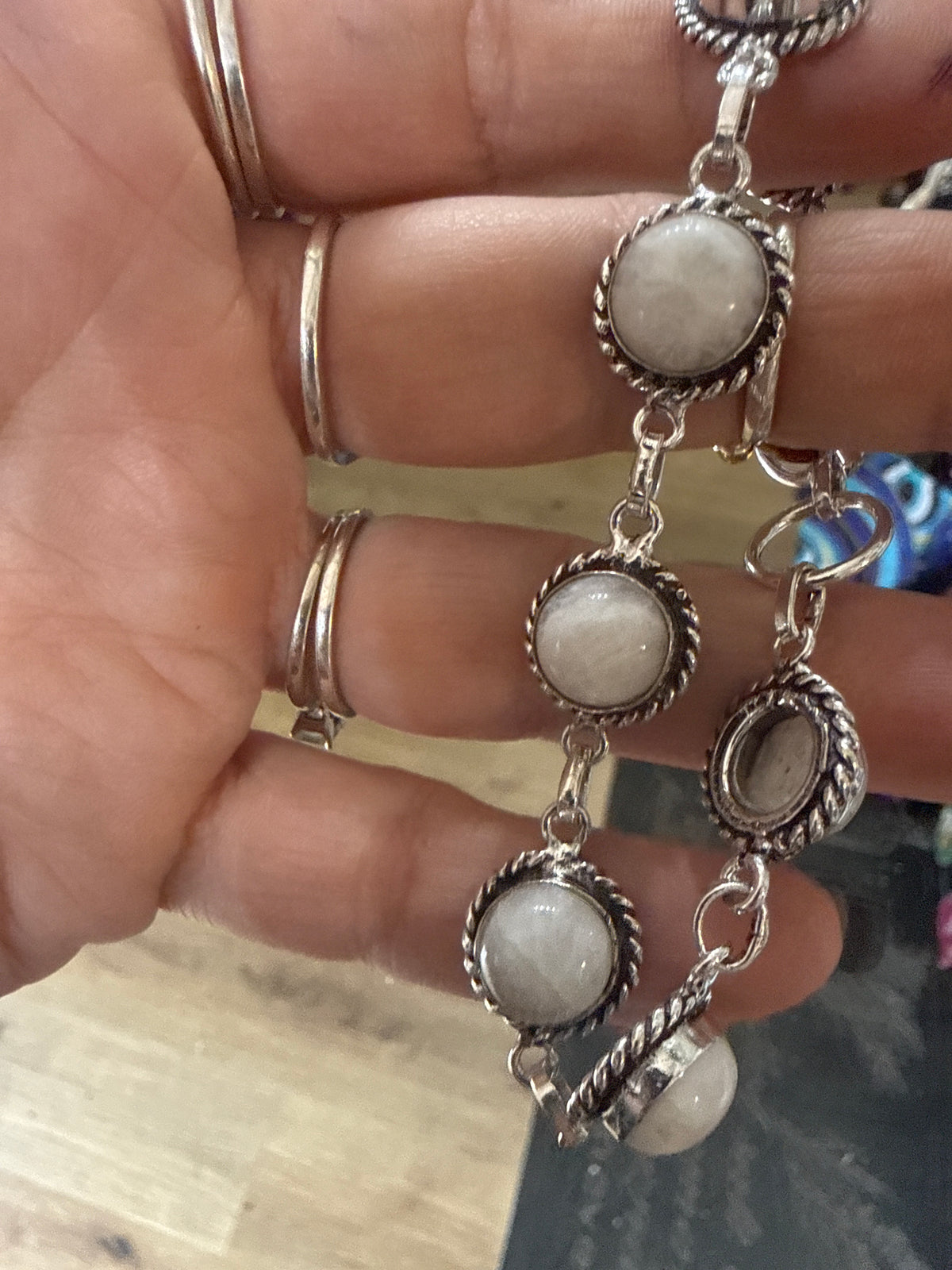 Beautiful 925 Moonstone Bracelet