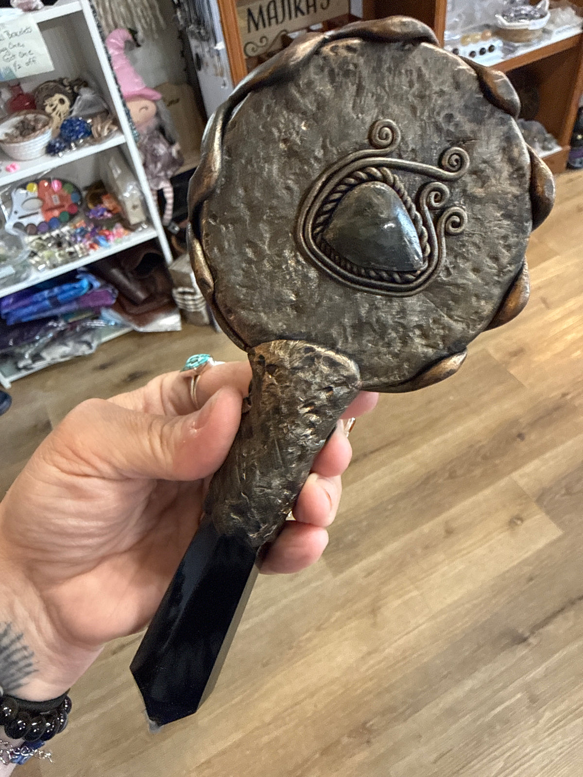 Obsidian Scrying Mirror