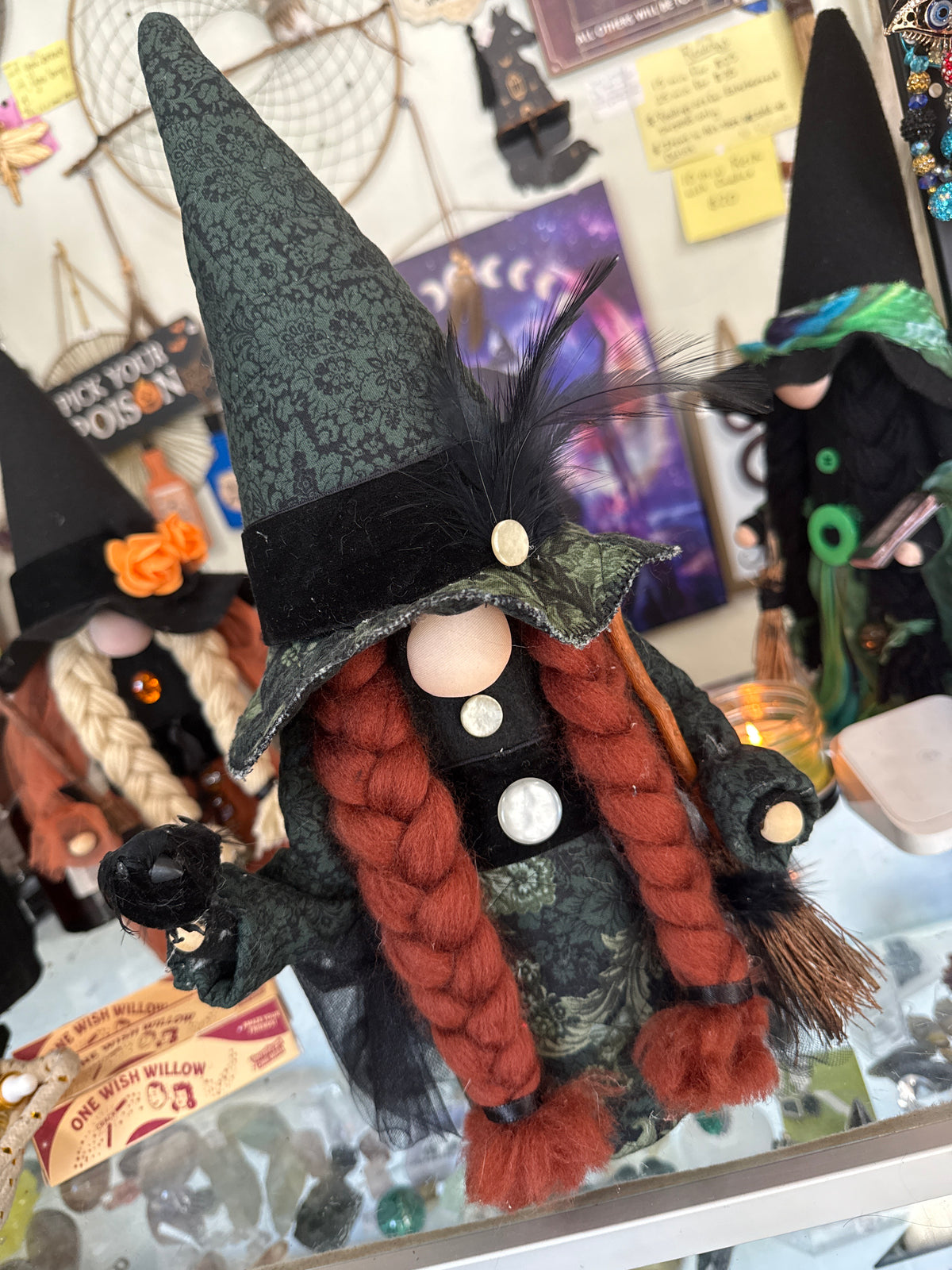 Red Headed Witch Gnome
