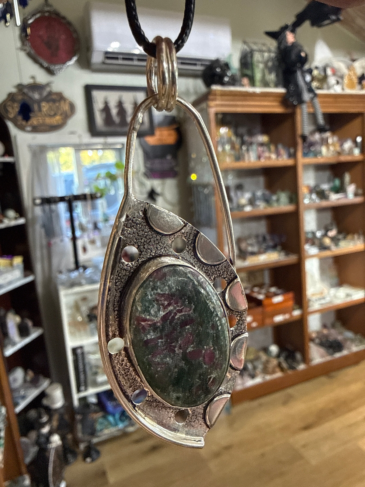 Ruby Zoisite Pendant