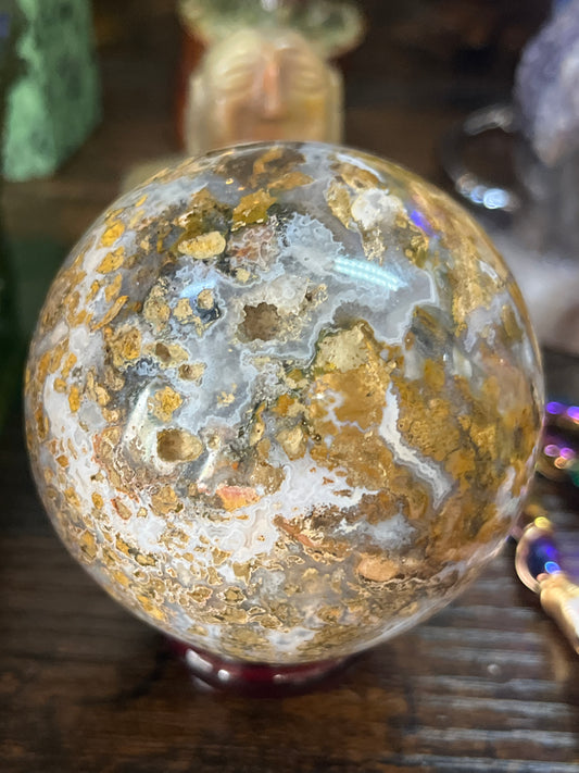 Ocean Jasper Sphere