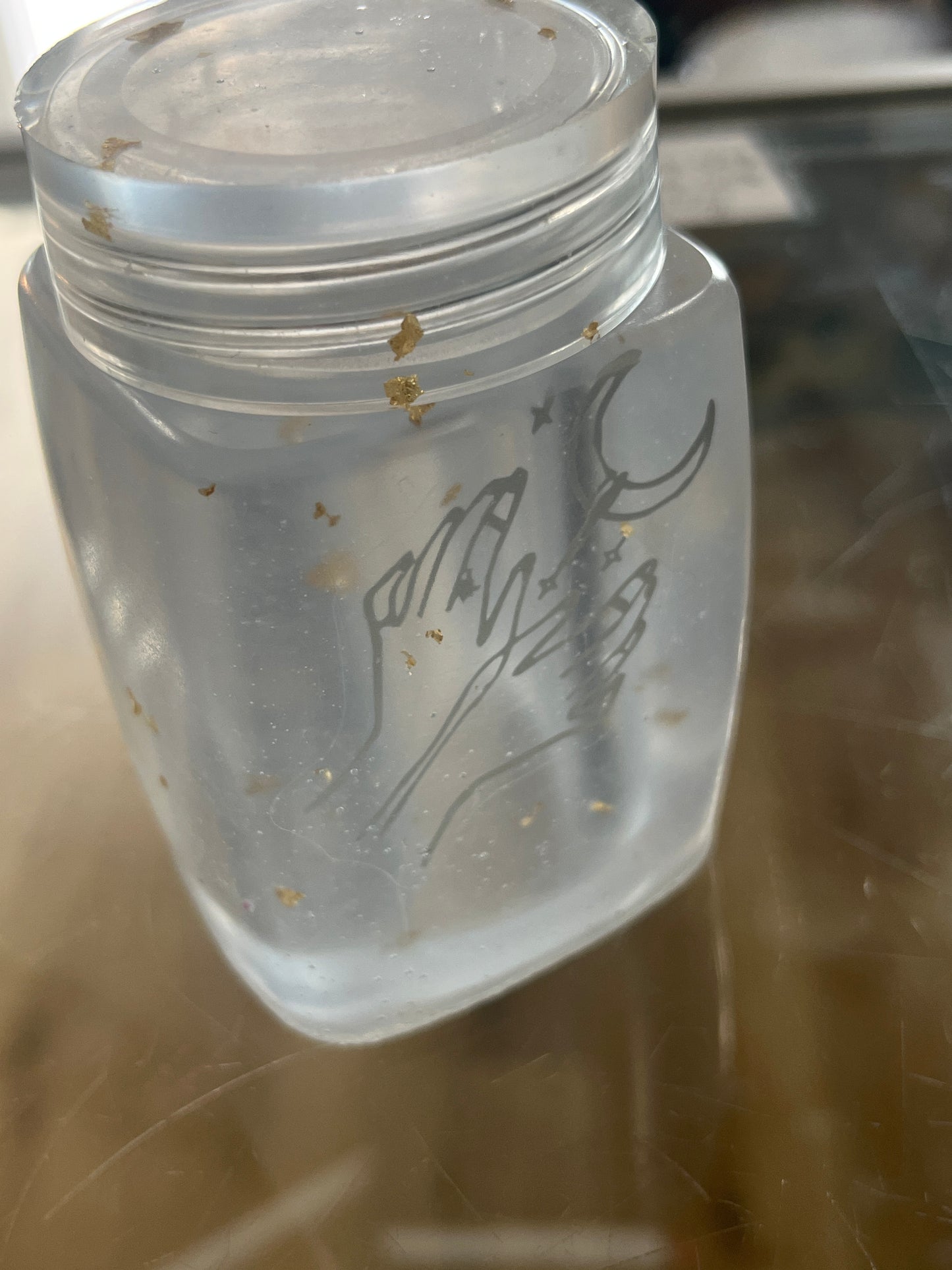 Hand made Resin Jar